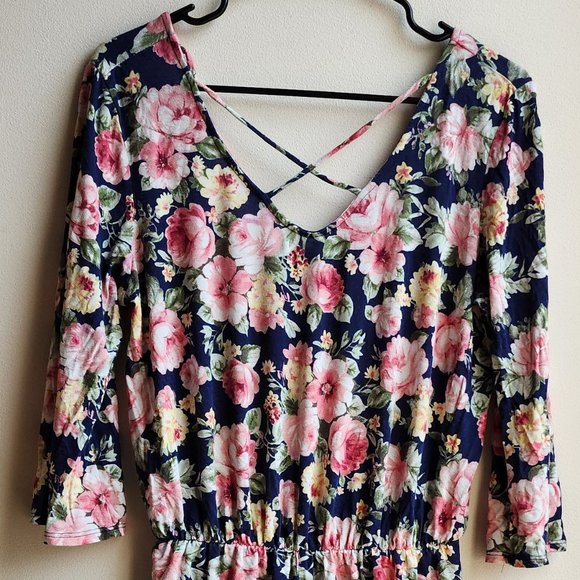 Gilli Floral Culotte Dress Size Large - Picture 5 of 16